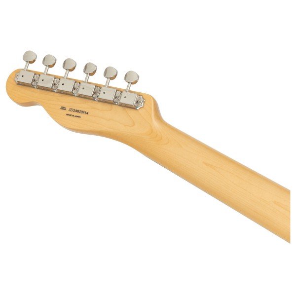 Fender Made in Japan Traditional 60s Telecaster RW, 3-Color Sunburst - back of headstock