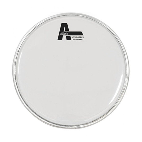 Attack 8" MicroFlex1 1Ply Clear Drum Head