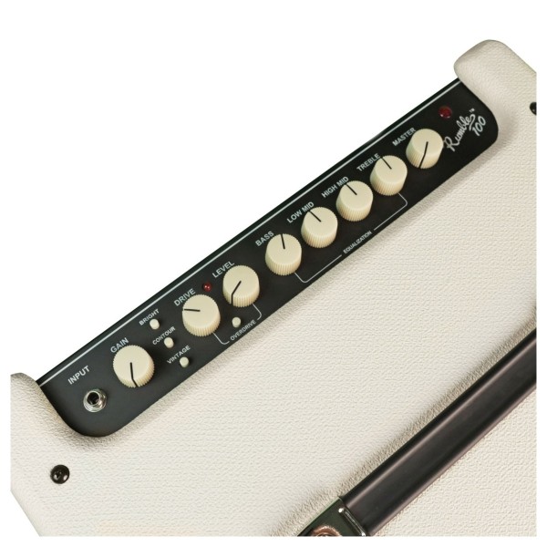 Fender Limited Edition Rumble 100 (V3), Ivory - controls
