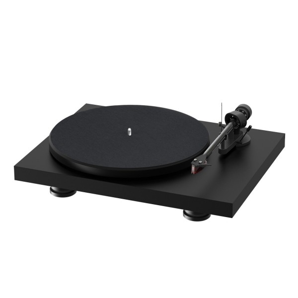 Pro-Ject Debut Carbon Evo Turntable, Satin Black - Dust cover removed