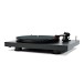 Pro-Ject Debut Carbon Evo Turntable, Satin Black - Angled, focused on Ortofon 2M Red