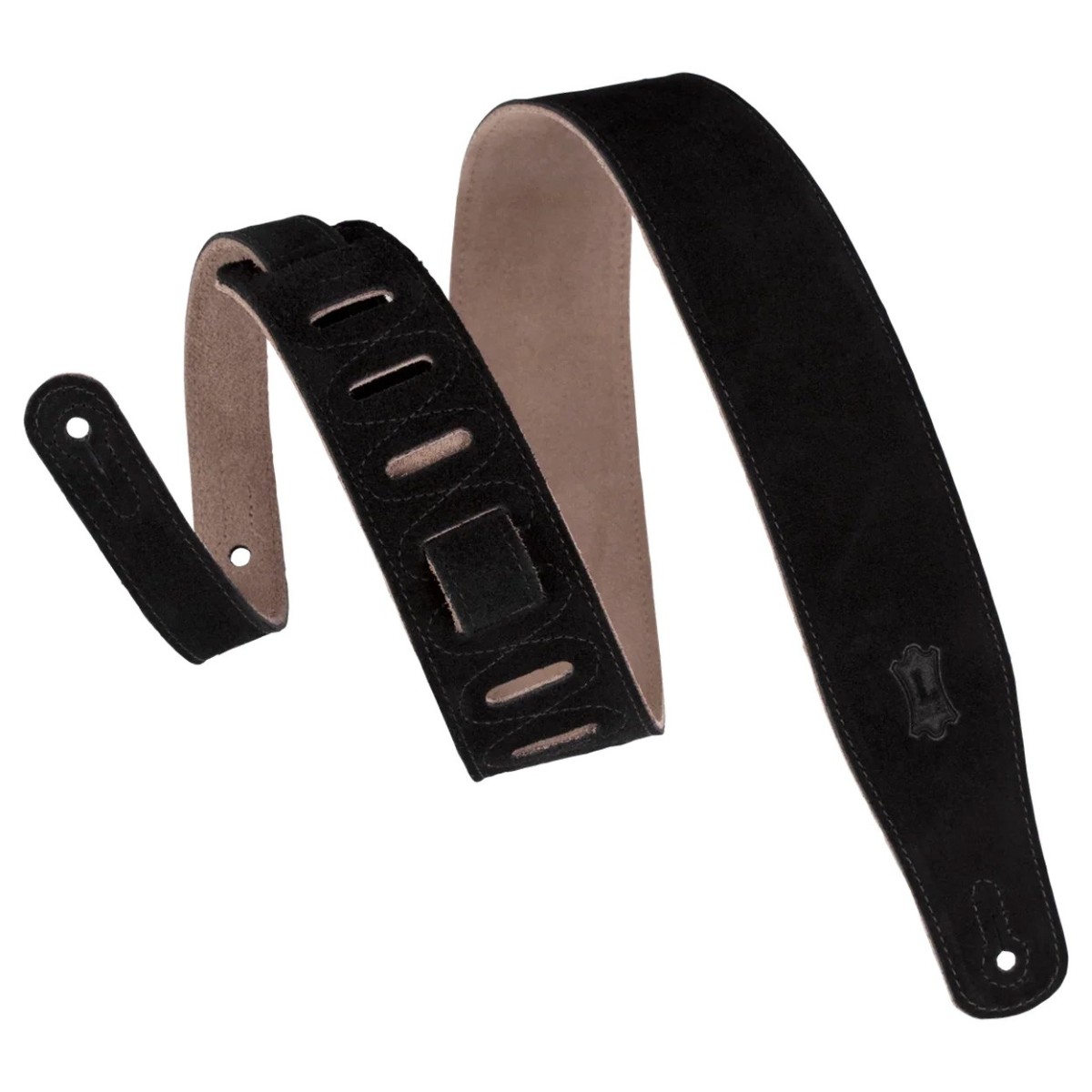Click to view product details and reviews for Levys Simply Suede 2 Guitar Strap Black.