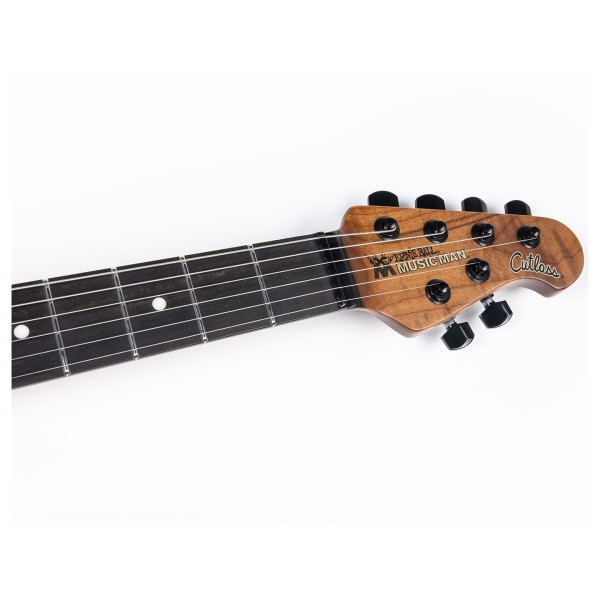 Music Man Jason Richardson Cutlass HT 6, Water Temple - headstock