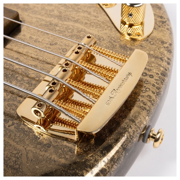 Music Man 50th Anniversary StingRay, Molten Gold - bridge