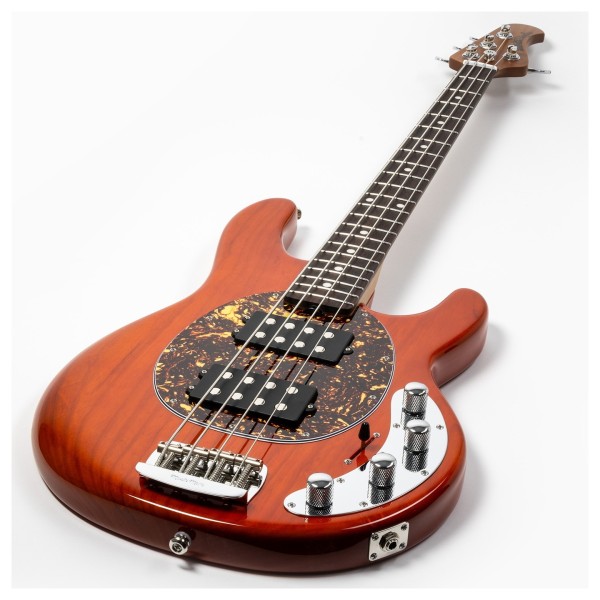 Music Man StingRay Special HH, Translucent Orange - angled shot