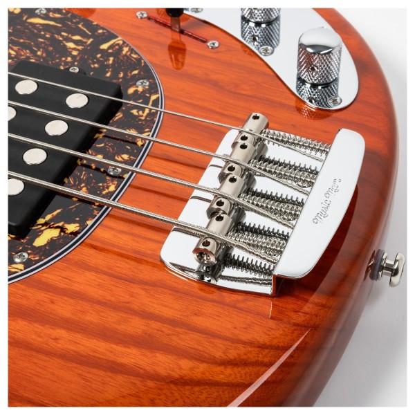 Music Man StingRay Special HH, Translucent Orange - bridge