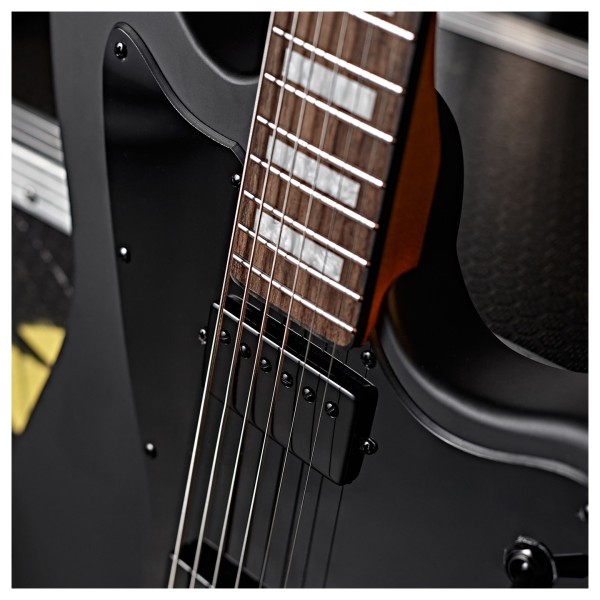 G4M 638 Baritone Electric Guitar, Blackout at Gear4music