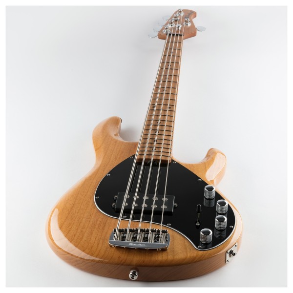 Music Man StingRay Special 5, Classic Natural - angled shot