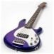 Music Man StingRay Special 5, Violet Sparkle Burst - angled shot