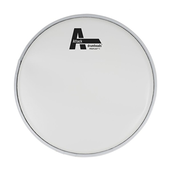 Attack 6" ProFlex1 1Ply Medium White Coated Drum Head