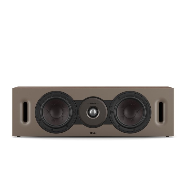 DALI Sonik Cinema Centre Speaker, Walnut - front 