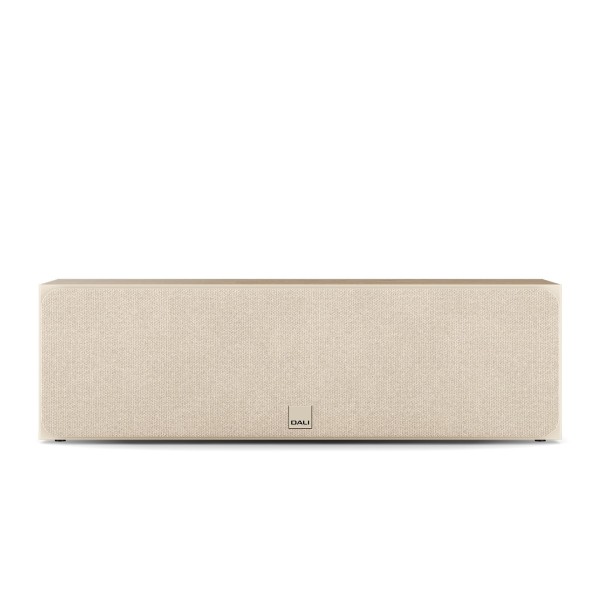 DALI Sonik Cinema Centre Speaker, Natural Oak - front grille sq 