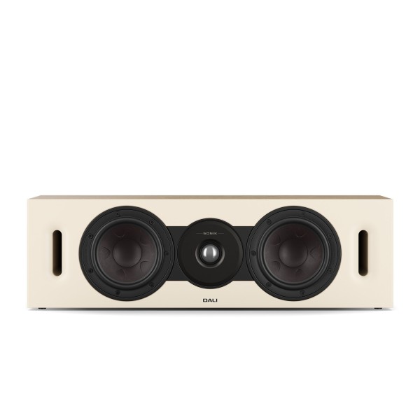 DALI Sonik Cinema Centre Speaker, Natural Oak - front 