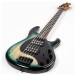 Music Man StingRay Special 5 HH, Mean Blue Burst - angled shot