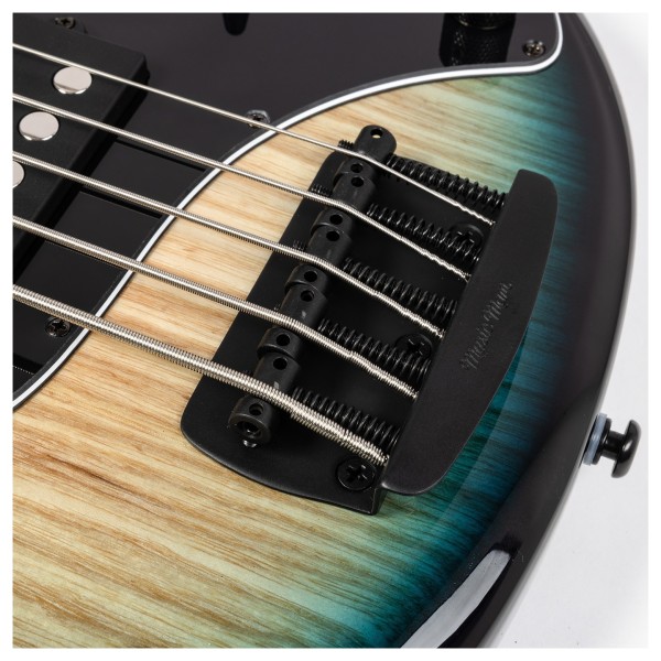 Music Man StingRay Special 5 HH, Mean Blue Burst - bridge