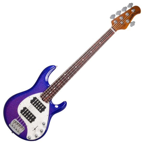 Music Man StingRay Special 5 HH, Violet Sparkle Burst