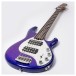 Music Man StingRay Special 5 HH, Violet Sparkle Burst - angled shot