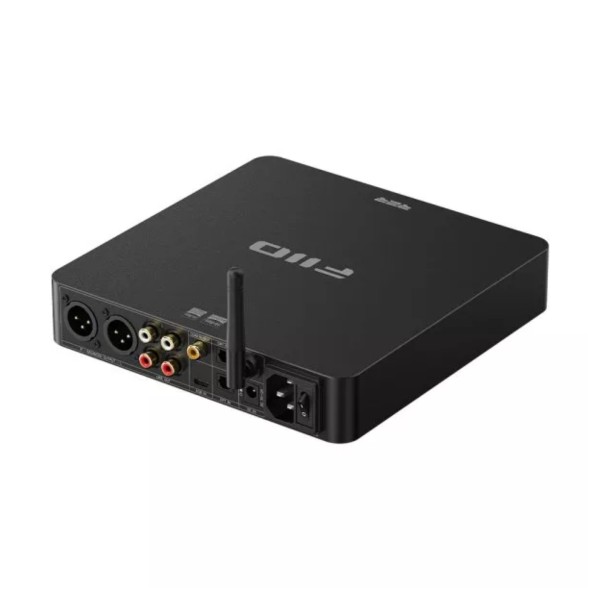 FiiO BR15 R2R Desktop Bluetooth Receiver, Black - rear angle 