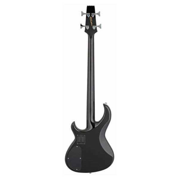 Aria SB CLB Cliff Burton Signature Bass, Black 'n Gold - back