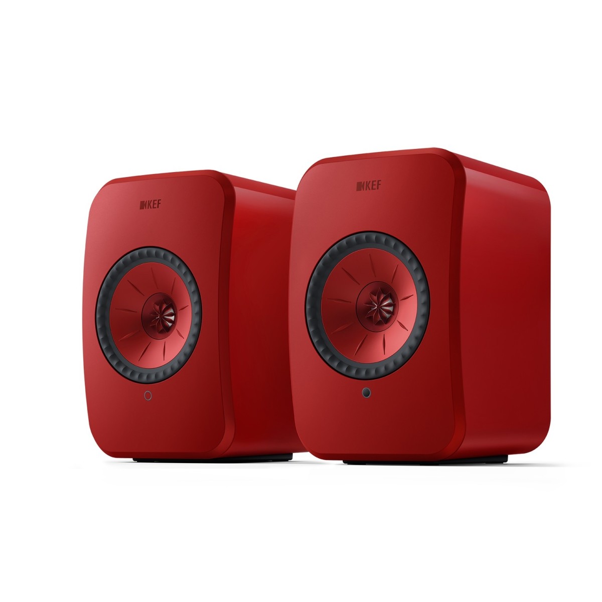 KEF LSX II Wireless Hi-Fi Speaker System (Pair) Lava Red – Nearly New