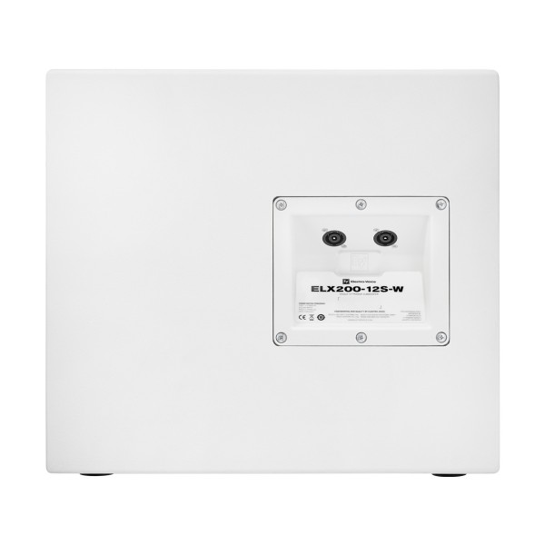 Electro-Voice ELX200-12S-W 12'' Passive Subwoofer, White, Rear