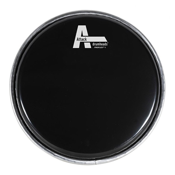 Attack 8" ProFlex1 1Ply Medium Black Drum Head