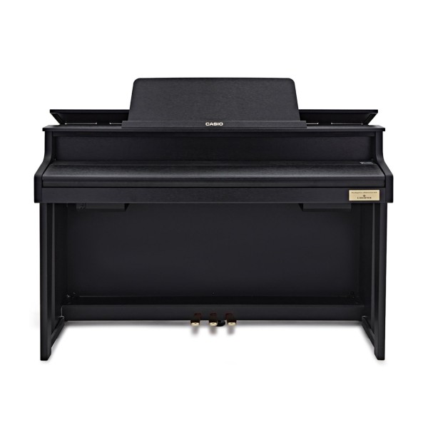 Casio GP310 Grand Hybrid Digital Piano, Satin Black - Front Covered