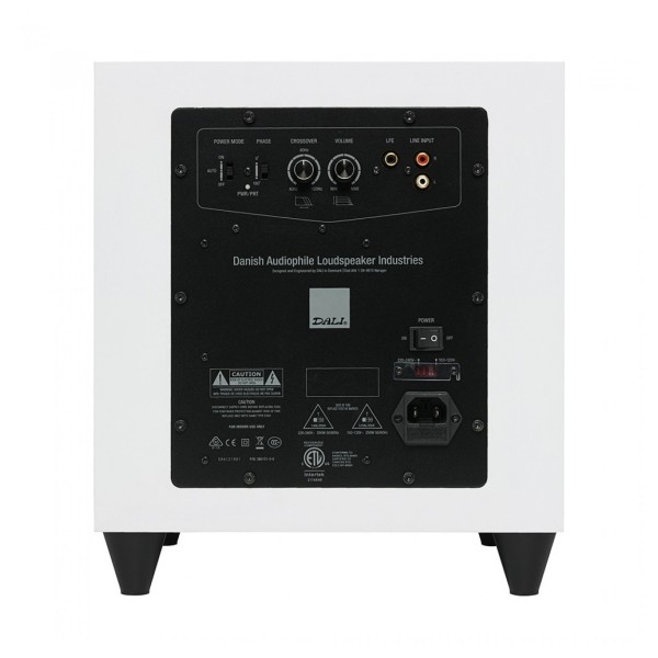 DALI C-8 D Subwoofer, Black - rear 