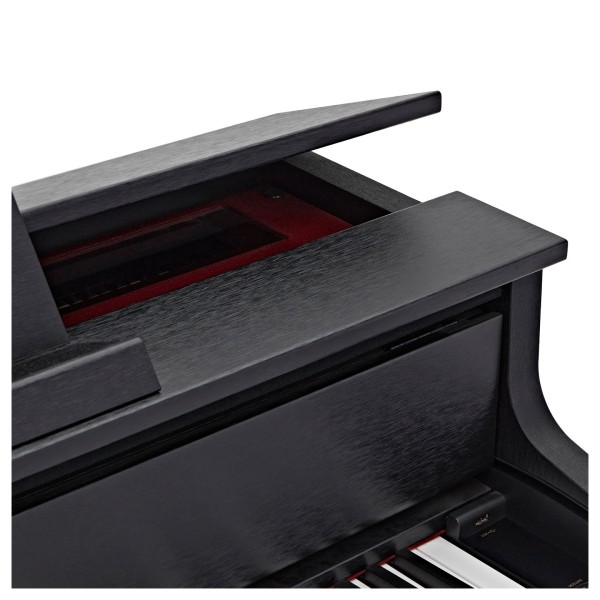 Casio GP310 Grand Hybrid Digital Piano, Satin Black - Under Lid