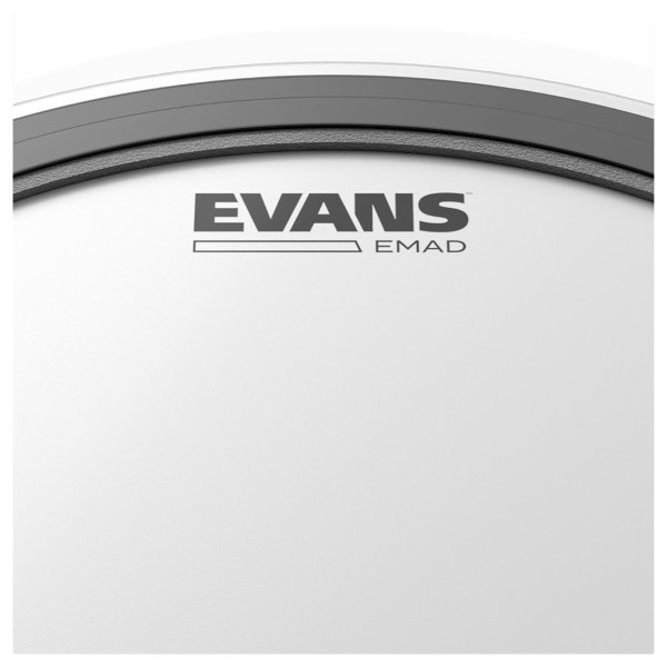 EVANS EMAD Coated White Bass Drum Head, 20"