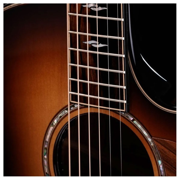 Taylor Builder's Edition 814ce Next Generation, Honduran / Adirondack - soundhole and upper frets
