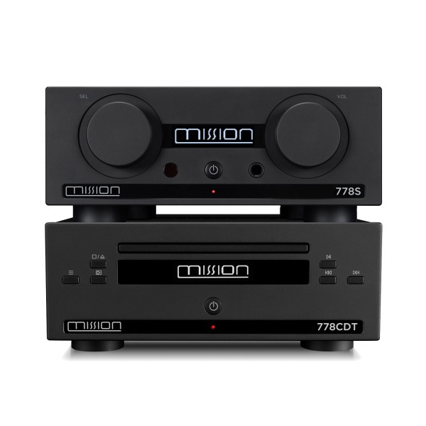 Mission 778CDT CD Transport and 778S Network Music Streamer Hi-Fi Bundle, Black