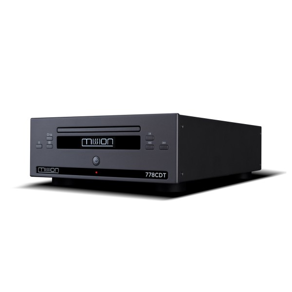 Mission 778CDT CD Transport, Black left 