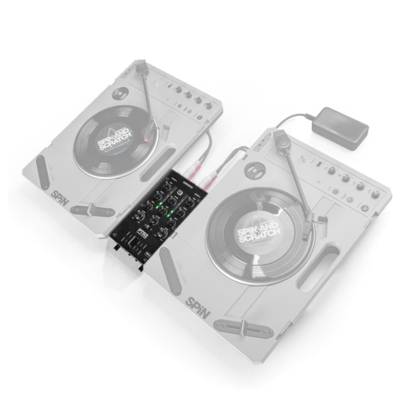 Reloop PTB-2 2 Channel DJ Mixer With Bluetooth - With Decks (Turntable and other equipment not included)