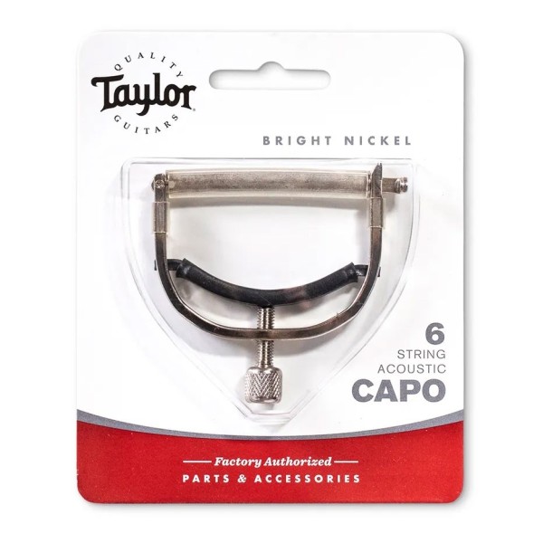 Taylor 80492 Acoustic Capo, Bright Nickel - packaging
