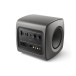 KEF KC62 Subwoofer, Titanium Grey - rear angle 