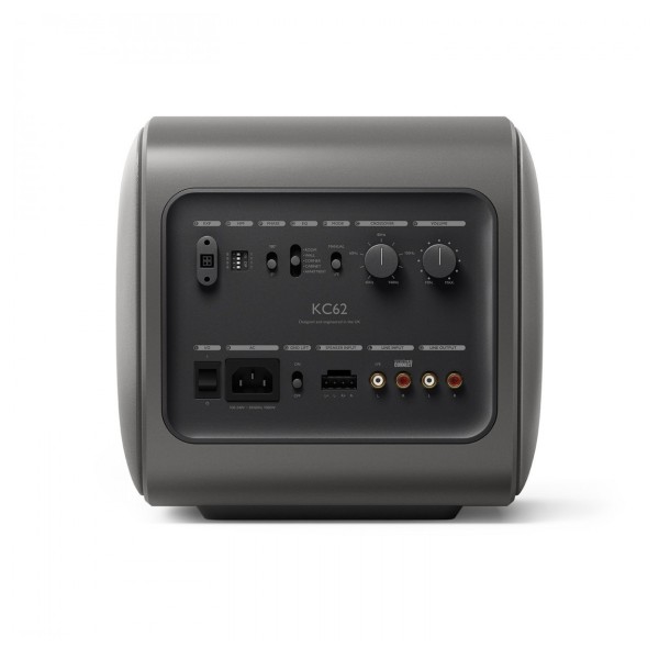 KEF KC62 Subwoofer, Titanium Grey rear 
