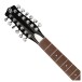 Danelectro '59X12 12-String, Black - headstock