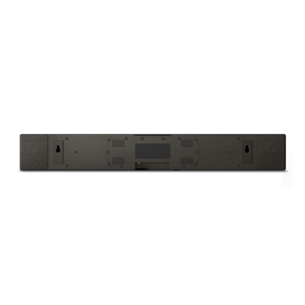 KEF XIO Soundbar, Slate Black rear panel 