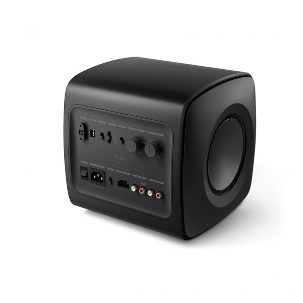 KEF KC62 Subwoofer, Carbon Black rear 