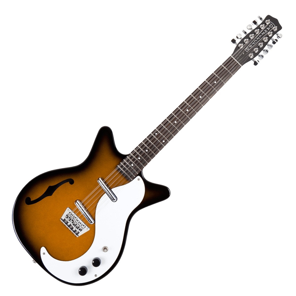 Danelectro 59 12-String GTR F-Hole Tobacco Sunburst