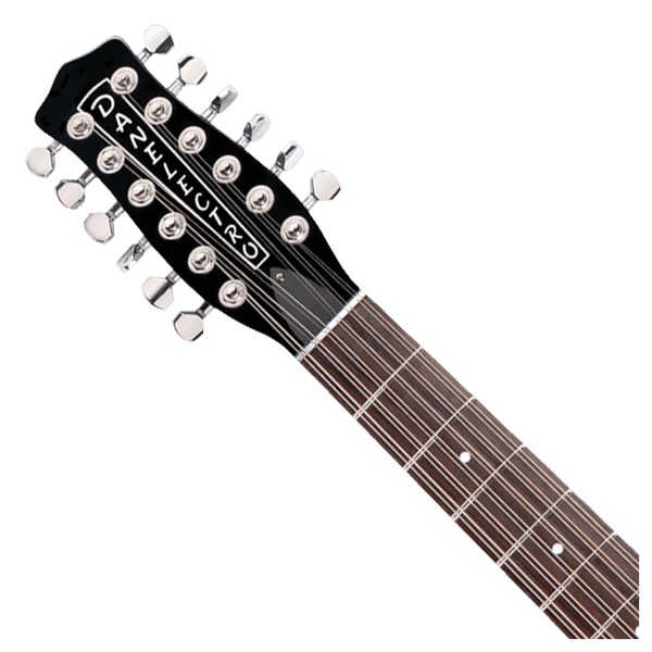 Danelectro '59 12-String F-Hole, Cherry Sunburst - headstock