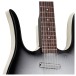 Danelectro Longhorn Baritone Guitar, Black Burst - upper frets