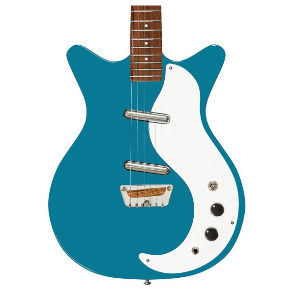 Danelectro Stock 59 Guitar, Aquamarine at Gear4music