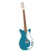 Danelectro Stock 59 Guitar, Aquamarine - angled shot