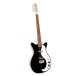 Danelectro Stock 59 Guitar, Black - angled shot