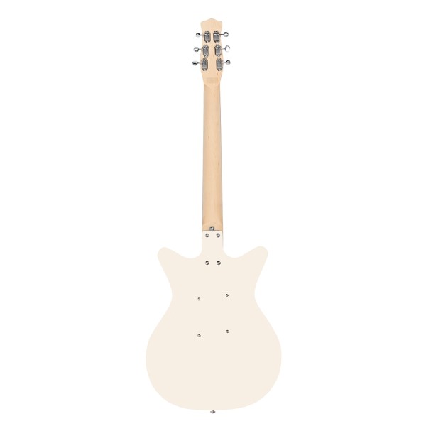 Danelectro Stock 59 Guitar, Cream - back