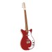 Danelectro Stock 59 Guitar, Vintage Red - angled shot