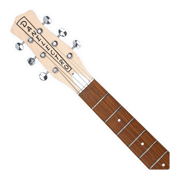 Danelectro Stock 59 Guitar, Vintage Red - headstock