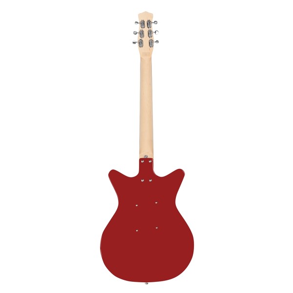 Danelectro Stock 59 Guitar, Vintage Red - back